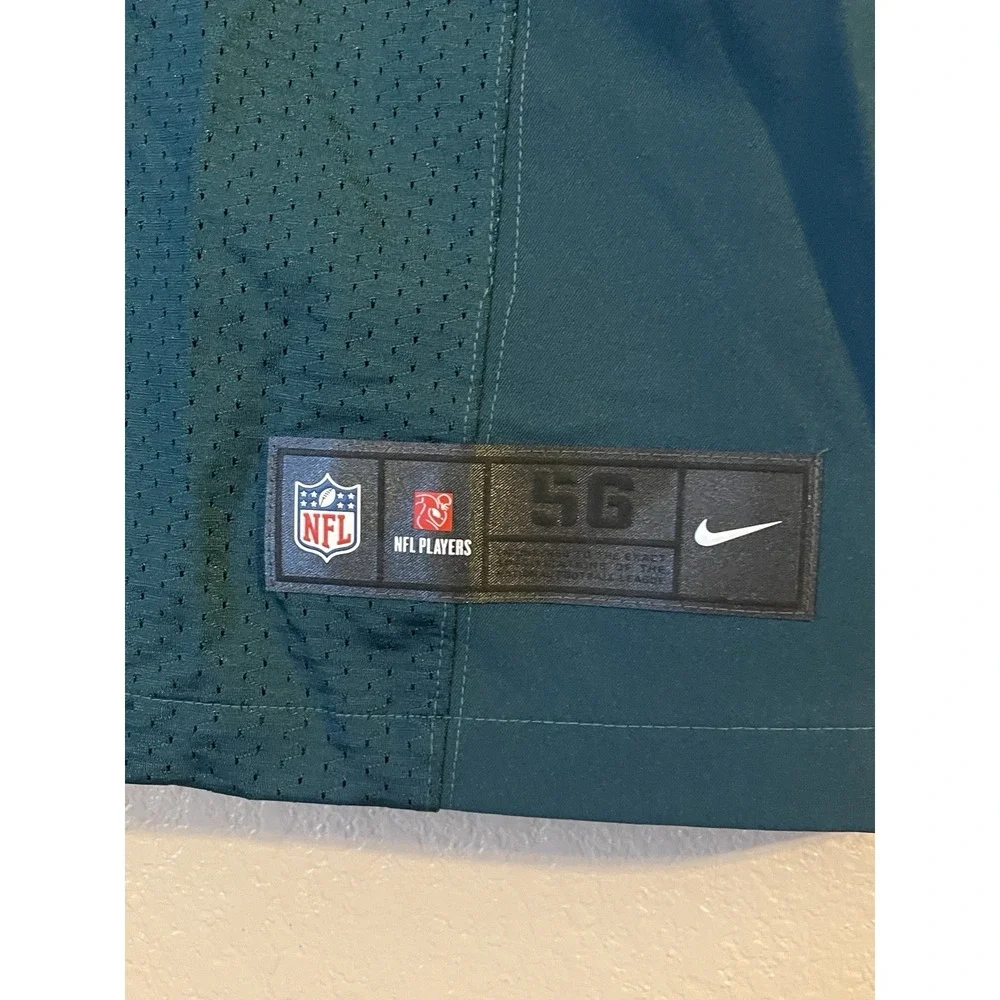 Men's 56 NWT Philadelphia Eagles Chris Maragos #42 Nike Authentic Jersey Green